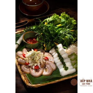 Steamed Veal on Lemongrass, Served with Ginger Fish Sauce