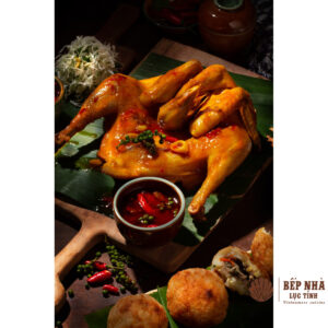 Steamed Chicken with Fish Sauce & Crispy Stuffed-Meat Sticky Rice