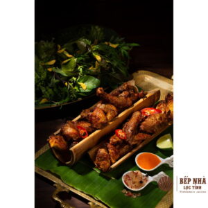 레몬그라스를 곁들인 토종닭 구이